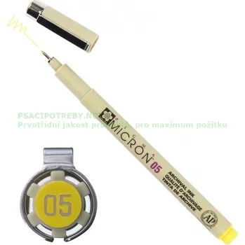 sakura xsdk054 Technické pero Pigma Micron 05/0.45mm - Žluté