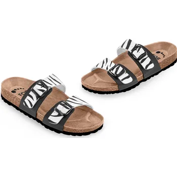 Dámské pantofle Obuv zdravotní FORcare 203066 bílá potisk zebra Velikost: 45