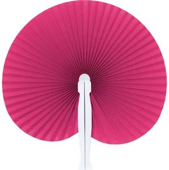 Karnevalový doplněk Plastový vějíř STILO - fuchsiový