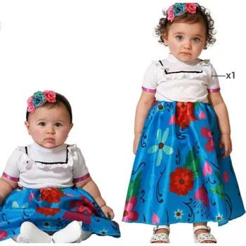 Karnevalový kostým Falanzo Carnival Dětský kostým Modrá Kolumbie Velikost: 6-12 měsíců