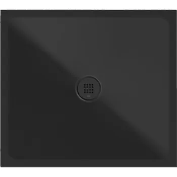 Sprchová vanička Keramická sprchová vanička, obdélník 90x80x2cm, černá mat