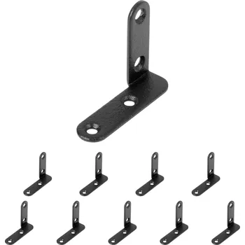 Nábytkové kování Walteco Spojovací úhelník 30x40x10mm, pravý, černý Množství: 10 ks
