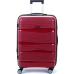 Velký cestovní kufr s expandérem TSA 100l Worldline 283 vínová
