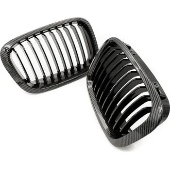 Tuning Maska chladiče BMW 3 E46 simple karbon