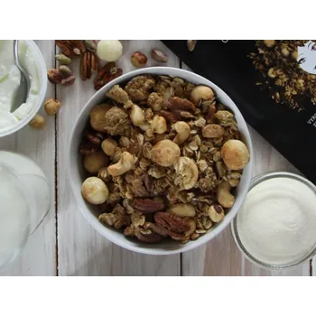 Ořechová granola PROTEIN + Gramáž: 400 g