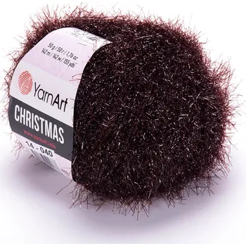 Příze Yarn Art příze Christmas 14 hnědá