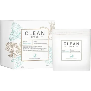 Svíčka CLEAN-Reserve Reserve Home-CollectionWarm Cotton Candle 227 g (3&nbsp;767,00 Kč / 1 kg)