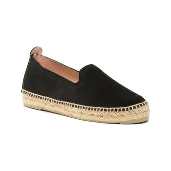 Dámská obuv Espadrilky Manebi Suede Flat Espadrilles Černá 35