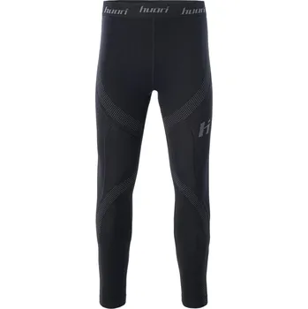 Pánské kalhoty Pánské Termo kalhoty HUARI TERM PANTS SENIOR M000190861 – Černá M/L