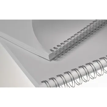 Vázací hřbet COPIERLAND Kovové hřbety stříbrné 3:1 pro drátěnou vazbu, průměr 14,3mm, vazba max 120 listů, 50ks