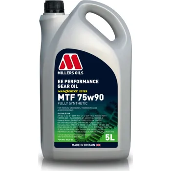 Auto-moto Plně syntetický převodový olej Millers Oils EE PERFORMANCE MTF 75w90 5l