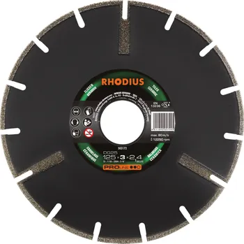 Řezný kotouč RHODIUS Diamantový řezný kotouč DG25 125 x 3,0 x 2,4 x 22,23 PROline