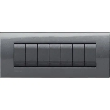 vypínač a zásuvka Rámeček BTICINO LNA4807AC ocel LNA4807AC