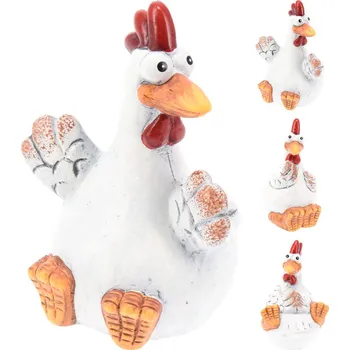 Velikonoční dekorace KOOPMAN Figúrka sedící slepice 13 cm (3 varianty) 491845