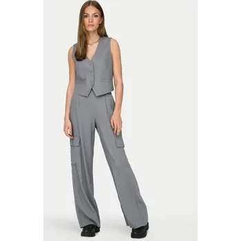 Pánská vesta JDY Vesta Maya 15324995 Šedá Regular Fit M