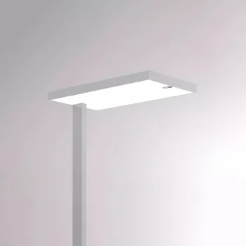 Stojací lampa Molto Luce Velkolepá kancelářská podlahová lampa System 01.1F Barva: Šedá, Stmívání: Stmívatelné push dim, Teplota chromatičnosti: 3000 Kelvinů 697-06001301904T Velkolepá kancelářská podlahová lampa System 01.1F