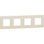 SCHNEIDER ELECTRIC UNICA STUDIO Rámeček čtyřnásobný vodorovný i svislý, béžová