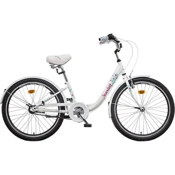 Dětské kolo LIBERTY SCARLET 24" 1SPD 2024 bílo zelená