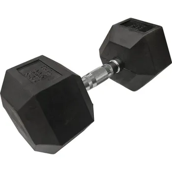 Hexa činka ARSENAL, pogumovaná s chromovaným madlem 47,5 kg