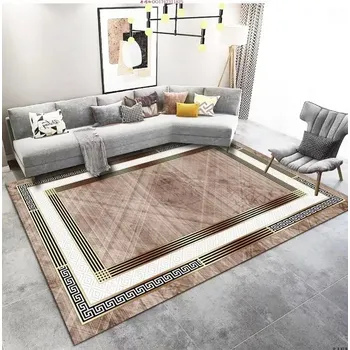 Koberec Koberec do obýváku protiskluzový, velký, pratelný | motiv ornamentu - flanel 8,Rohož na dveře 60x90 cm