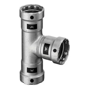 Viega T-kus Megapress 5/4"xRp1/2"x5/4" vni, EPDM, ocel / pozinkovaný 695200