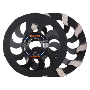 Brusný kotouč RHODIUS Diamantový brusný hrnec DS41 125 x 5,0 x 7,0 x 22,23 ALPHAline