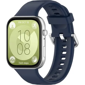 VSECHNONAMOBIL 77227 SILICONE Vyměnitelný řemínek pro Huawei Watch Fit 3 tmavomodrý