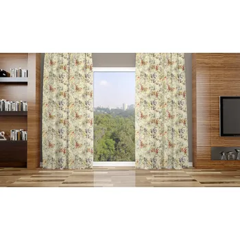 Orbytex Zatemňovací závěs hotový - Ema žlutá Rozměry: Š/V 145x220 (1ks), Vršek závěsu: ŘASÍCÍ STUHA