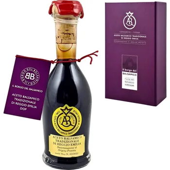 Ocet Il Borgo del Balsamico Tradiční balsamico z Reggio Emilia DOP GOLD Label 100 ml zrající 25 let