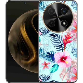 Pouzdro na mobilní telefon Gelový kryt mmCase na Huawei Nova 12i - květiny