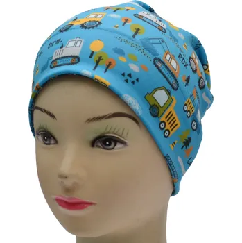 Čepice Čepice dlouhá Elano RDX F1323E Traktory Barva: tyrkysová, Velikost: 4 (3-5 let)