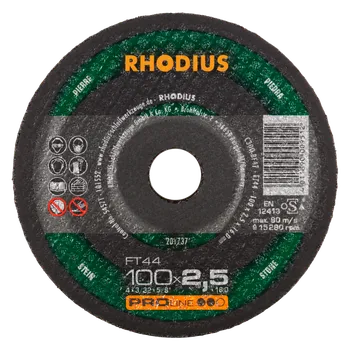 Řezný kotouč RHODIUS Ruční řezný kotouč FT44 100 x 2,5 x 16,00 PROline