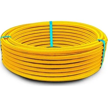 Vodovodní potrubí Eurotis Trubka Eurogas 1" DN20 TFG délka 10 m nerezová zvlněná, žlutý potah, plyn (070116) 43521, A01-0001-0704