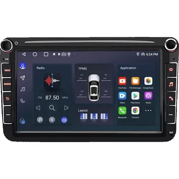 Autorádio Ossuret Dotykové autorádio pro Volkswagen Passat, Tiguan, Golf, Škoda a Seat 8"