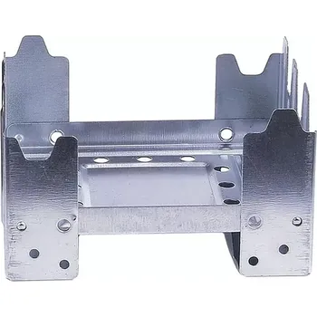 Turistický vařič Vařič postýlka skládací FOSCO (Ocelový skládací kempingový vařič tzv. postýlka, na tuhé palivo s ochranou proti bočnímu větru.)