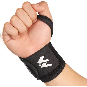 Wooline Elastická bandáž na zápěstí, černá