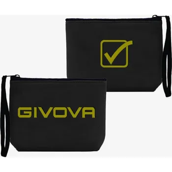 Ledvinka Příruční taštička GIVOVA Pochette Neoprene Black-Gold černá