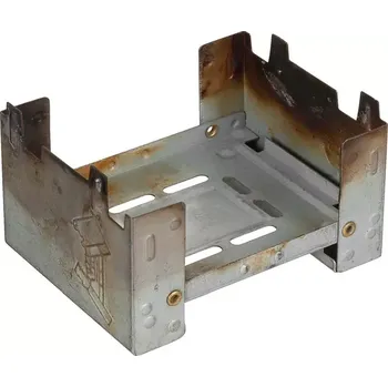 Turistický vařič Lihový vařič skládací ESBIT použitý (Skládací hliníkový vařič, originál Německá Armáda BUND 7310-12-121-1889.)