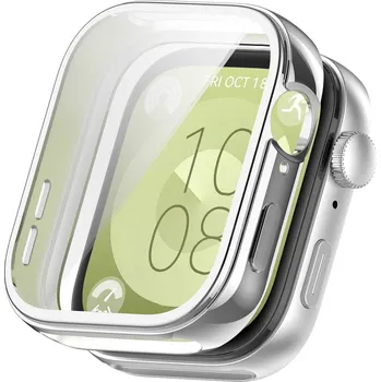 Příslušenství k chytrým hodinkám Silikonový kryt pro Huawei Watch Fit 3 - Stříbrný