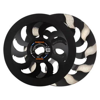 Brusný kotouč RHODIUS Diamantový brusný hrnec DS41 180 x 5,0 x 7,0 x 22,23 ALPHAline