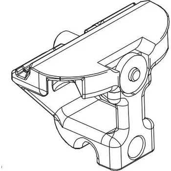 Dveřní kování MACO SKB/PAS doraz pro vozíky Barva: stříbrná
