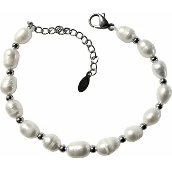 Náramek Paua Náramek z říčních perel s karabinou