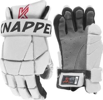 Knapper AK3 SR Senior hokejbalové rukavice bílé