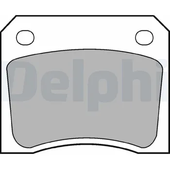 Brzdová destička Sada brzdových destiček, kotoučová brzda DELPHI LP133