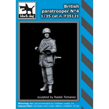Plastikový model Blackdog 1/35 British Paratrooper No.4 (1 fig.)