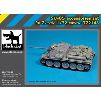 Plastikový model Blackdog 1/72 Su 85 accessories set (ZVE)