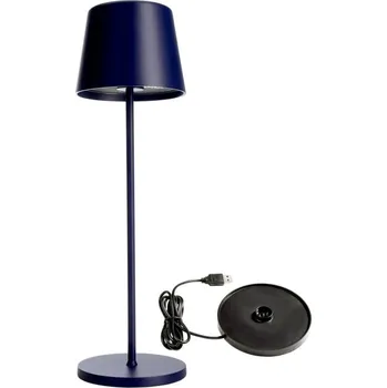 Lampička Deko-Light nabíjecí svítidlo - sada Canis modrá + nabíjecí základna 620197