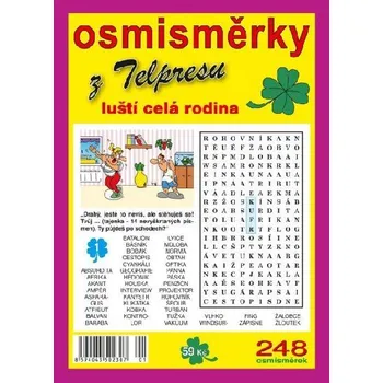 Kniha Osmisměrky z Telpresu luští celá rodina 1/2024 - 248 osmisměrek - Telpres