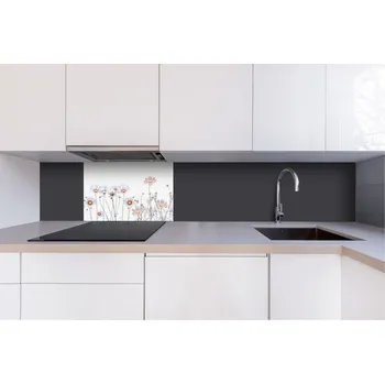 Obklad DIMEX | Dibond za kuchyňskou linku DBW-06040-181 | 60 x 40 cm | Jemné kvítí + Dibond deska za kuchyňskou linku DIMEX v rozměru 60 x 40 cm, motiv Jemné kvítí