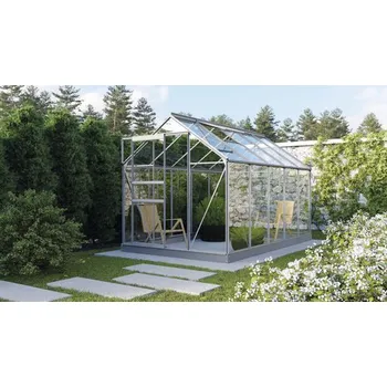 Skleník Skleník Vitavia Planet 6200 skleněný 3 mm 195 x 321 cm hliník